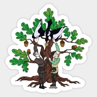 Medieval Detectorists - Thieving Magpie - DMDC - No Background Sticker